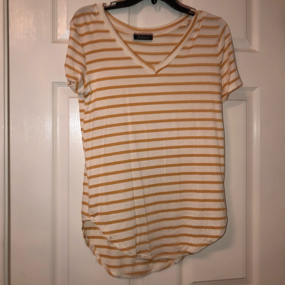 Striped Yellow Tee